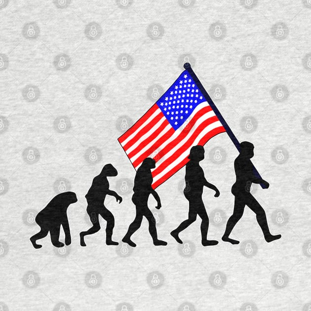 Evolution Us Flag by GraphGeek